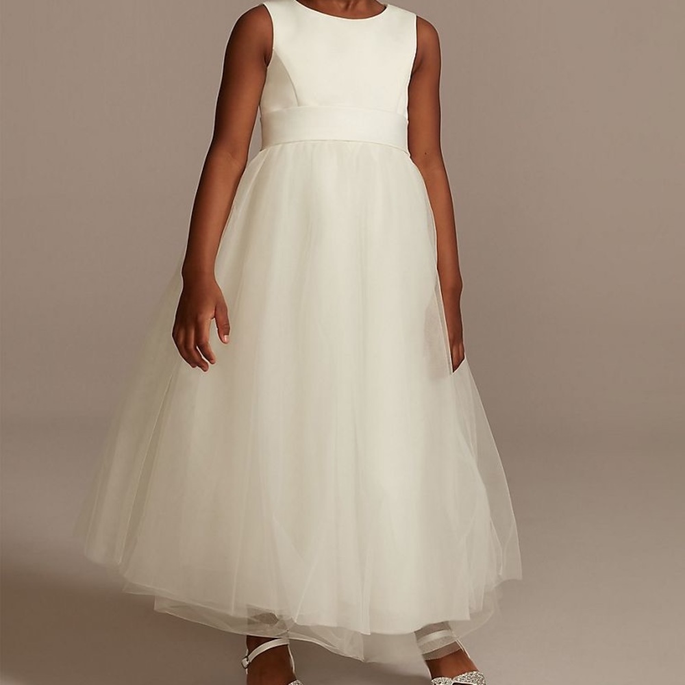 David’s bridal flower girl dress